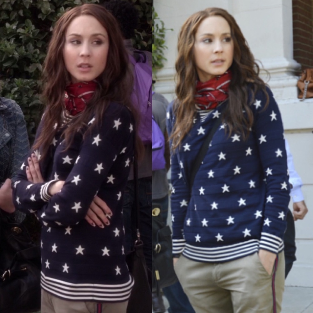 NEW Autumn Cashmere Stars & Stripes Sweatshirt - Picture 7 of 8